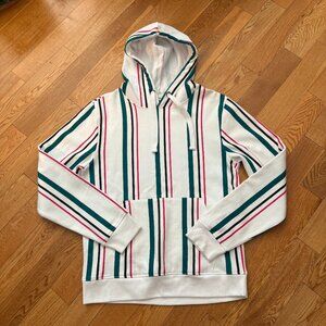 Knickerbocker Hoodie Mens Large Vintage Design Pullover Multicolor Stripe NWT